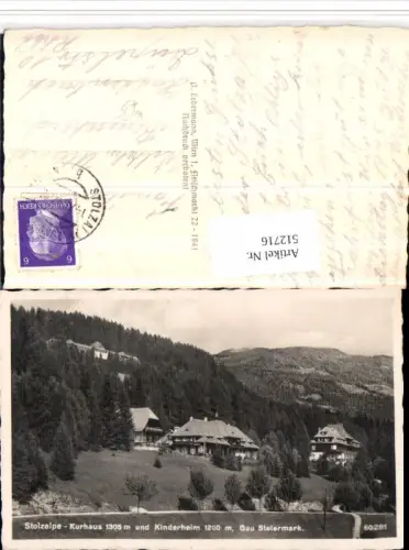 512716,Stolzalpe b. Murau Kurhaus u. Kinderheim