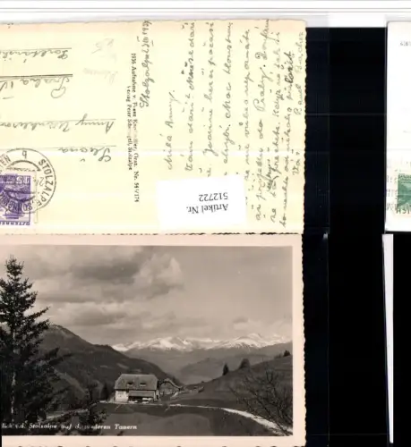 512722,Blick von d. Stolzalpe b. Murau auf Niedere Tauern Bergkulisse