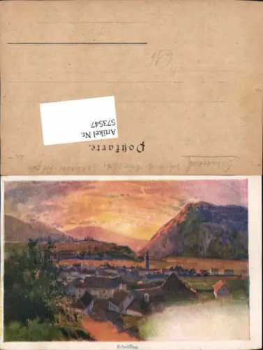 573547,Künstler AK Scheifling