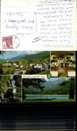 579098,Mehrbild Ak Krakaudorf Krakau Wasserfall Kirche