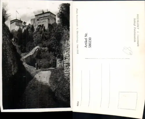 580230,Foto Ak Neumarkt in Steiermark Schloss Forchtenstein