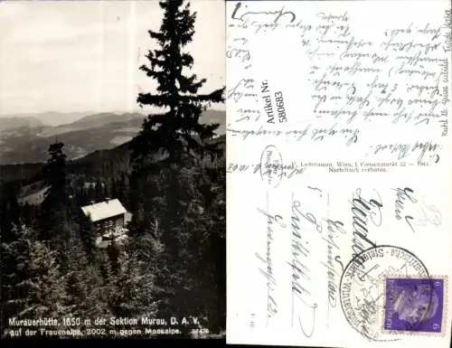 580683,Murauerhütte Murau Frauenalpe Moosalpe