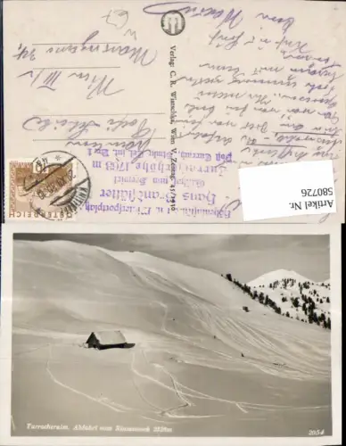 580726,Turracheralm Turracherhöhe Predlitz Abfahrt v. Rinsennock Wintersport