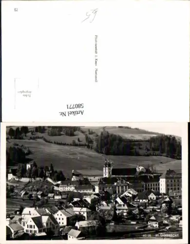580771,Foto Ak Sankt Lambrecht Ansicht m. Stift St Lambrecht