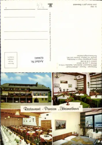 624441,Mehrbild Ak Krakaudorf Restaurant Pension Heimathaus Krakau Steiermark
