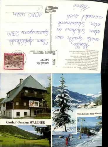 641242,Mehrbild Ak Murau Gasthof Pension Wallner Wintersport