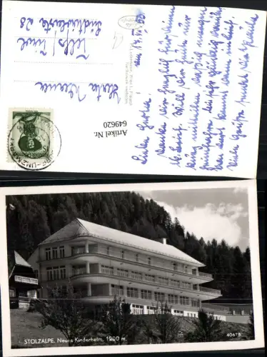 649620,Foto Ak Stolzalpe Neues Kinderheim
