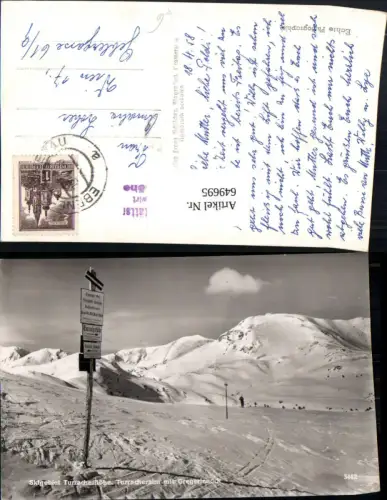 649695,Foto Ak Skigebiet Turracherhöhe Turracheralm Predlitz