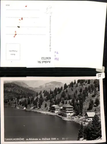 656722,Foto Ak Predlitz Stadl-Predlitz Turracherhöhe m. Kilnbrein u. Reißeck