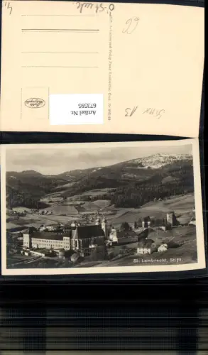 673595,Foto Ak St Lambrecht Stift Sankt Lambrecht