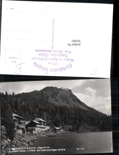 701881 Ebene Reichenau Turrach Brandstätter Seehotel Turracherhöhe Predlitz Stadl