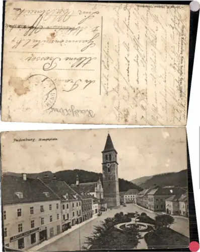 65842,Judenburg Hauptplatz Partie 1916 pub Sussitz