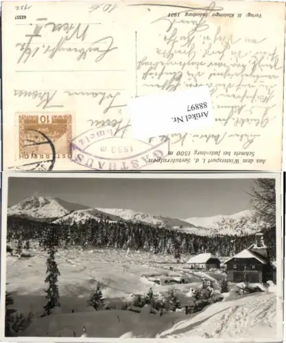88897,Schmelz b. Judenburg Gasthaus 1930