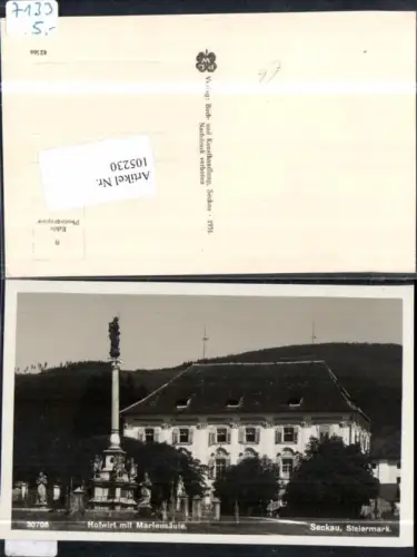 105230,Knittelfeld Seckau Hofwirt Gasthaus Mariensäule 1931