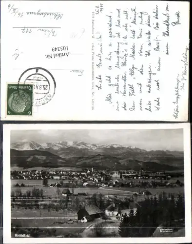 105249,Knittelfeld Totale m. Häuser 1941