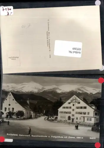 105269,Knittelfeld Postamt Telegrafenamt 1938