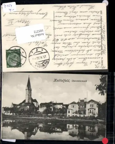 105272,Knittelfeld Häuseransicht um 1922