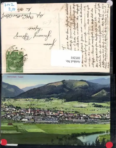 105281,Knittelfeld m. Bahnhof 1914