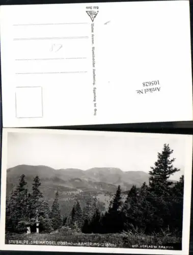 105628,Stubalpe bei Weißkirchen Judenburg Speikkogel