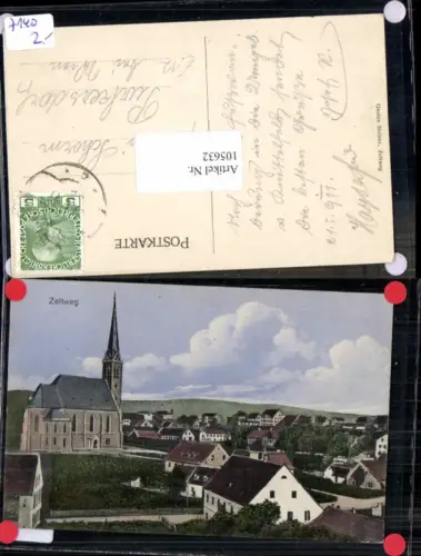 105632,Zeltweg Partie zum Ort 1910