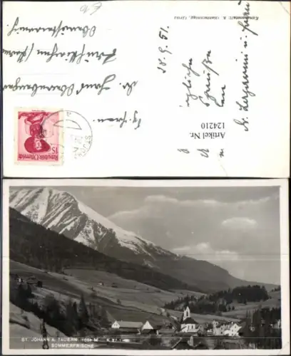 124210,St Johann am Tauern Totale 1950