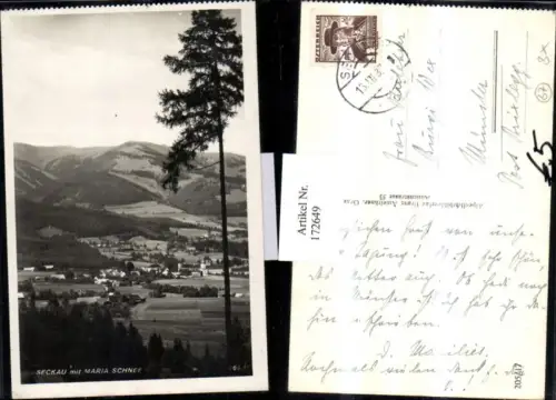 172649,Seckau Totale m. Maria Schnee