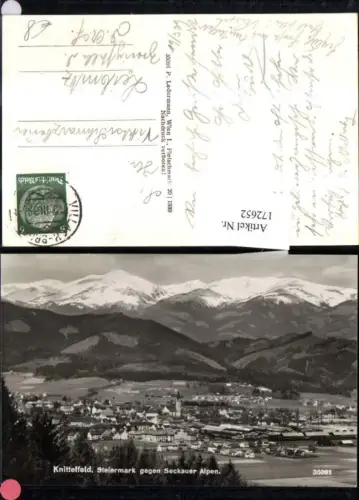 172652,Knittelfeld Totale geg. Seckauer Alpen