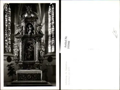 193948,Judenburg St. Magdalena Hochaltar um 1670 Kirche Innenansicht