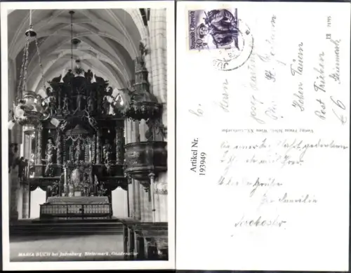193949,Maria Buch b. Judenburg Gnadenaltar Kirche Innenansicht