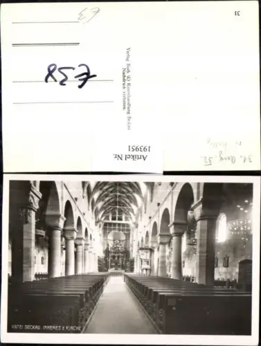 193951,Abtei Seckau Kirche Innenansicht