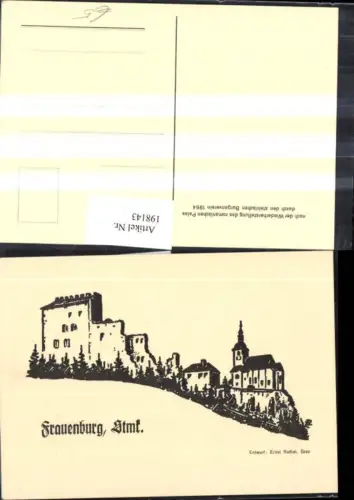 198143,Frauenburg b. Unzmarkt-Frauenburg Burg Kirche