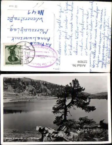 227039,Großer Winterleitensee See m. Speikkogel Partie b. Judenburg