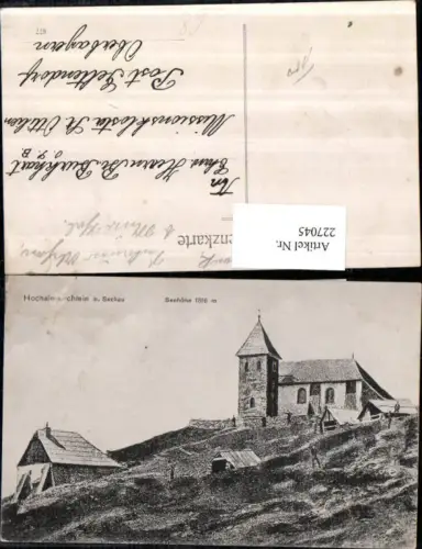 227045,Hochalmkirchlein Kirche b. Seckau