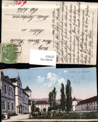 227053,Seckau b. Knittelfeld Platz Partie im Ort