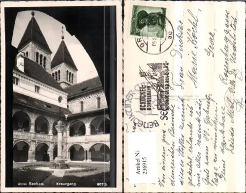 236915,Abtei Seckau Kreuzgang Arkaden