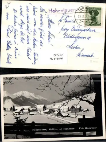 237222,Hohentauern Totale m. Hochhaide Winterbild pub Foto Hochreiter
