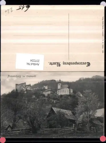 237224,Frauenberg b. Unzmarkt Burg Kirche
