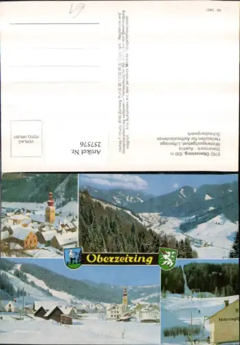 257576,Oberzeiring Totale Kirche Kapelle Berglift Winterbilder Mehrbildkarte