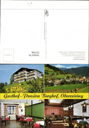 257598,Oberzeiring Totale Gasthof Pension Berghof Mehrbildkarte