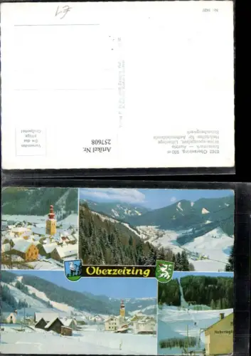 257608,Oberzeiring Totale Kirche Berglift Winterbilder Mehrbildkarte