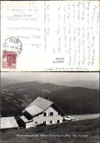 257656,Klosterneuburger Hütte b. Oberzeiring in d. Wölzer Tauern pub Foto Hochreiter
