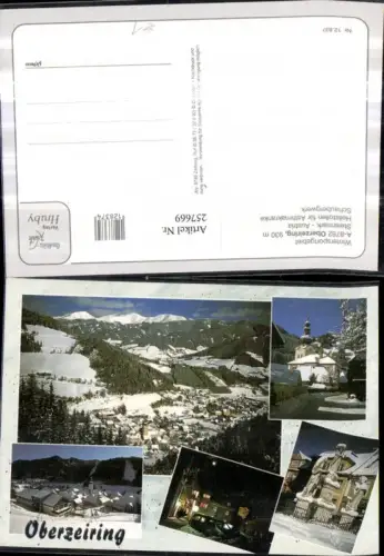 257669,Oberzeiring Totale Kirche Marienstatue Winterbilder Mehrbildkarte