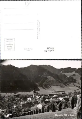 257675,Oberzeiring Teilansicht Kirche Feld Ernte