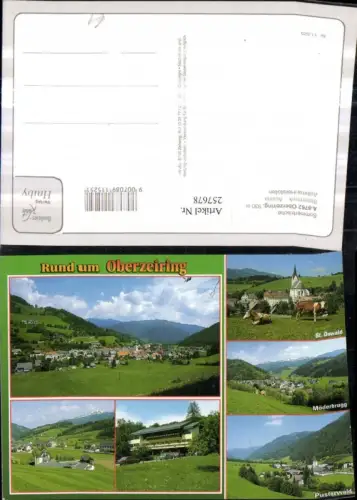 257678,Oberzeiring Totale Möderbrugg St. Oswald Kirche Pusterwald Mehrbildkarte