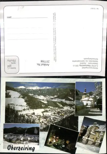 257708,Oberzeiring Totale Kirche Marienstatue Winterbilder Mehrbildkarte