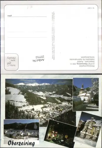 257712,Oberzeiring Totale Kirche Marienstatue Winterbilder Mehrbildkarte