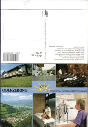 257717,Oberzeiring Kurzentrum f. Atemwegserkrankungen Heilstollen Liegen Massage Mehrbildkarte