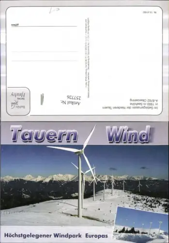 257726,Oberzeiring Windpark Windräder Windrad Winterbilder Mehrbildkarte
