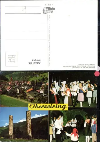 257752,Oberzeiring Totale Schwert- u. Reiftanz Hochgericht Säulen Mehrbildkarte