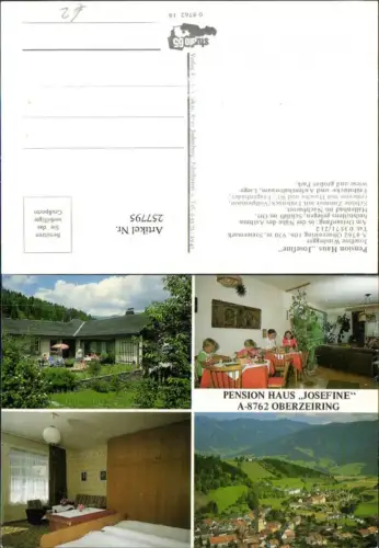 257795,Oberzeiring Totale Pension Haus Josefine Innenansichten Mehrbildkarte